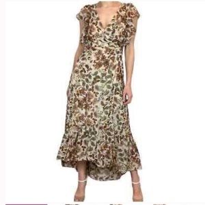 Anthropologie x DREW Terra Vintage Garden Wrap Dress XS